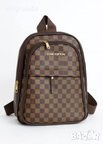 Дамска Раница Louis Vuitto ЧЕРНА КАФЯВА