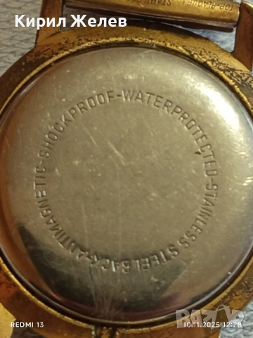 Стар механичен часовник мъжки Junke работи с позлата Au10 за КОЛЕКЦИЯ 51529, снимка 8 - Антикварни и старинни предмети - 52361298