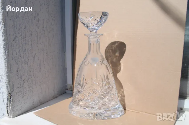 Кристално шише/бутилка за алкохол, снимка 6 - Други ценни предмети - 49933860