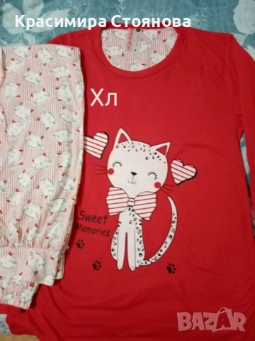 Дамски памучни пижами , снимка 13 - Пижами - 40351551