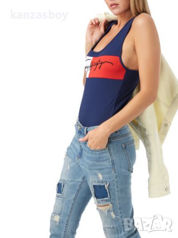 Tommy Jeans 90S Bodysuit Hilfiger Denim - страхотно дамско боди ХС, снимка 2 - Корсети, бюстиета, топове - 45344654