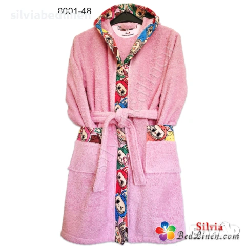 Детски халат за баня с качулка с Маккуин, Елза, Ана,Фортнайт,Соник,Стич, снимка 3 - Хавлии и халати - 39260881