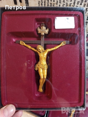 Разпятие/Кръст за стена, снимка 3 - Антикварни и старинни предмети - 51756835