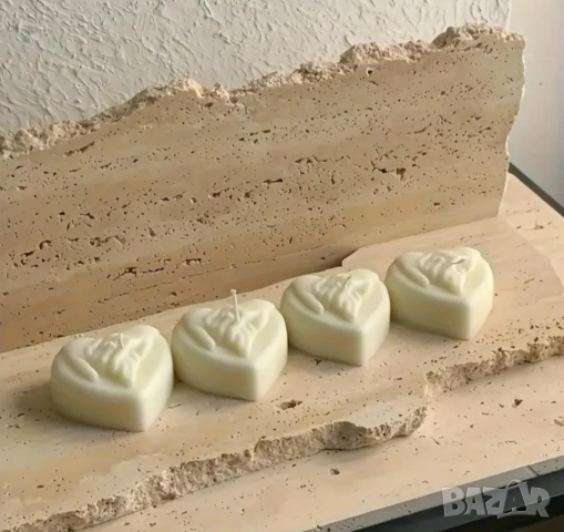 Молдове комплект 2 броя сърце с ръце - два вида , снимка 2 - Форми - 53039701