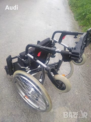 DEITZ сгъваема инвалидна рингова количка със степенки , снимка 10 - Инвалидни колички - 54009951