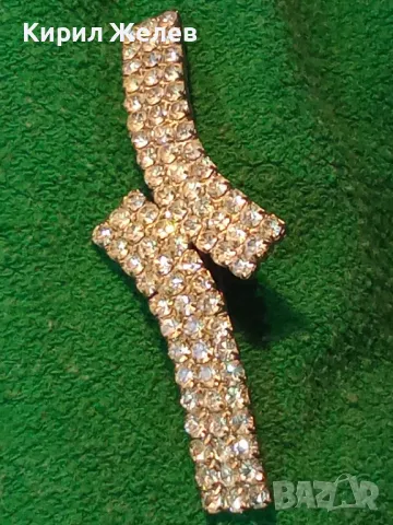 ЕФЕКТНА ШАРМАНТНА АРТИСТИЧНА ПОСРЕБРЕНА ШНОЛА ФИБА За КОСА с ФАСЕТИРАНИ ИСКРЯЩИ КРИСТАЛИ 26460, снимка 11 - Аксесоари за коса - 48842480