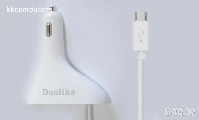 12V Зарядно за автомобил DOOLIKE CCA11 / 3USB + Micro Баркод : 452899, снимка 2 - Зарядни за кола - 52176845