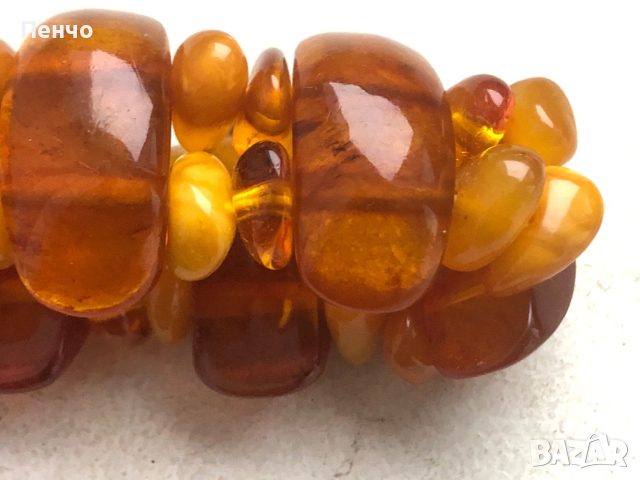 стара кехлибарена гривна, снимка 4 - Антикварни и старинни предмети - 41317641