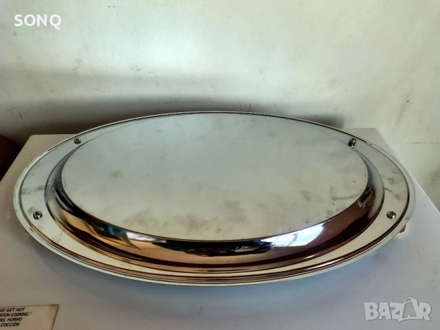 Прекрасно Позлатено Плато, снимка 5 - Прибори за хранене, готвене и сервиране - 53983462