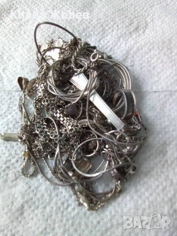 100 грама сребърни накити за поправка за реставрация за части или материал 15277, снимка 6 - Колиета, медальони, синджири - 53052915