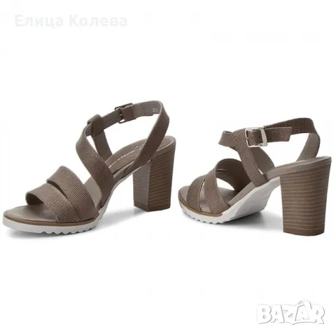 Елегантни обувки/ сандали на ток н.37, снимка 5 - Дамски обувки на ток - 50011095