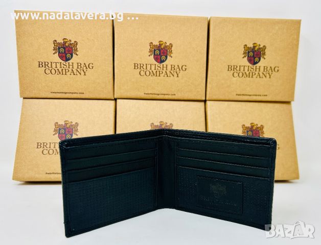 Мъжки портфейли на марката British Bag Company, снимка 5 - Портфейли, портмонета - 46188760