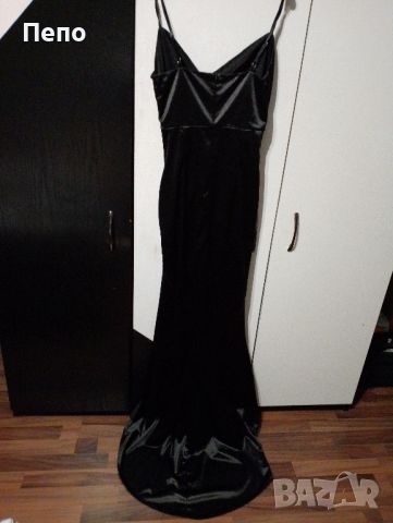 Стилна Сатенена рокля, снимка 5 - Рокли - 45559666