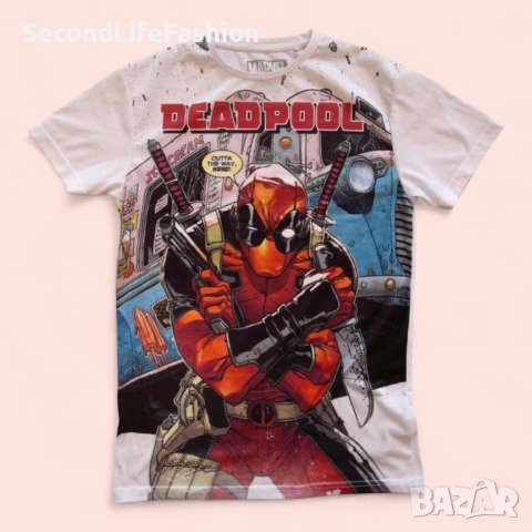 Мъжка тениска Marvel Deadpool Primark, размер XS