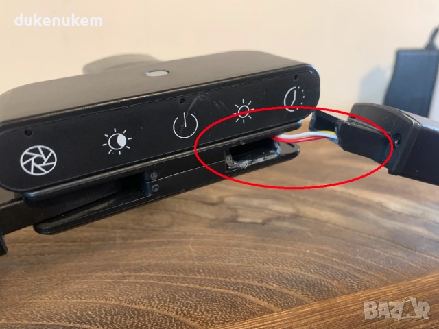 LED Двойна настолна лампа с щипка и гъвкаво рамо - транспортен дефект, снимка 10 - Лед осветление - 52611193