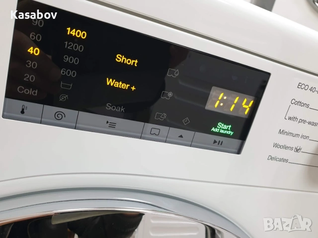 Miele W1 Excellence Active Пералня Миеле 12м Гаранция, снимка 2 - Перални - 53557179
