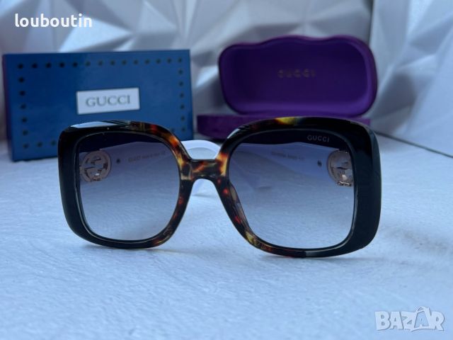 GUCCI 2024 с лого дамски слънчеви очила УВ 400, снимка 3 - Слънчеви и диоптрични очила - 45169316