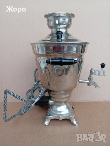 самовар работещ СССР 1981 година, снимка 2 - Антикварни и старинни предмети - 50671406