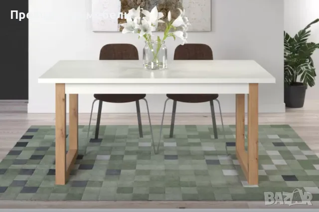 Разтегателна трапезна маса Dakota внос от Германия, снимка 2 - Маси - 50282408