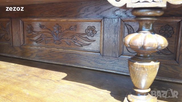 Шкаф антикварен масив, снимка 11 - Шкафове - 53070763