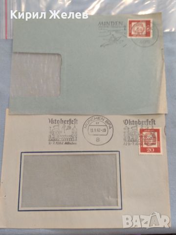 Два стари пощенски пликове с марки и печати Германия за КОЛЕКЦИЯ ДЕКОРАЦИЯ 46004, снимка 1 - Филателия - 46397557