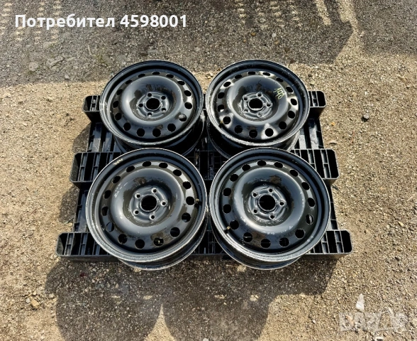 4бр.Оригинални джанти 16цола 5x108 за Renault Kangoo(2013-2022)