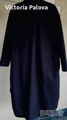 Рокля-риза COS твърд памук Швеция , снимка 12 - Рокли - 52021931