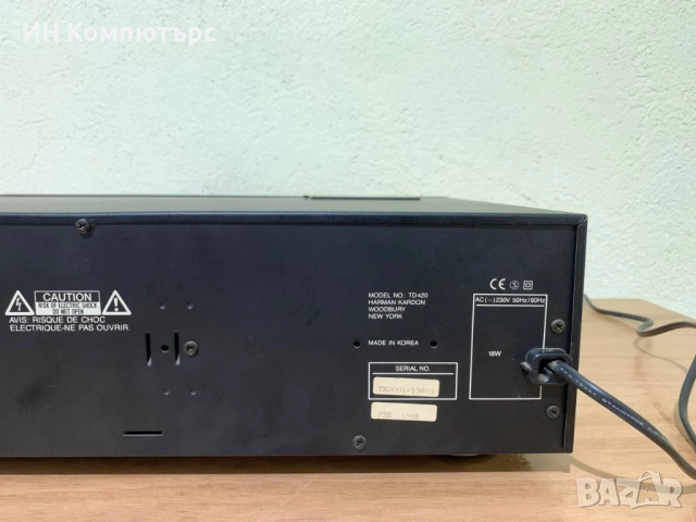 Продавам двуглав касетен дек Harman Kardon TD420, снимка 8 - Декове - 52424217