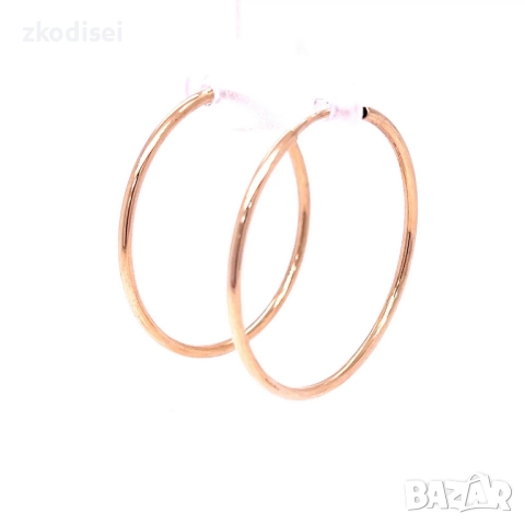 Златни обеци 2,31гр. 14кр. проба:585 модел:34416-4, снимка 2 - Обеци - 51823099