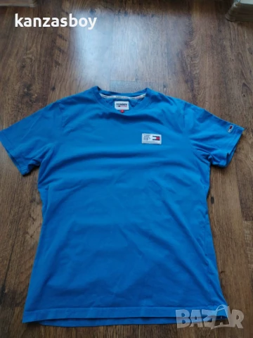 TOMMY JEANS Organic Cotton - страхотна мъжка тениска КАТО НОВА M, снимка 4 - Тениски - 50697879