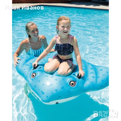 Надуваем скат - 188см, снимка 2 - Басейни и аксесоари - 53463701