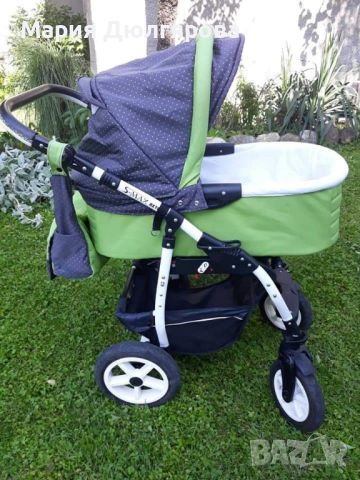 Бебешка количка 3 в 1 S-MAX KIWI - RETRUS, снимка 3 - Детски колички - 46305577