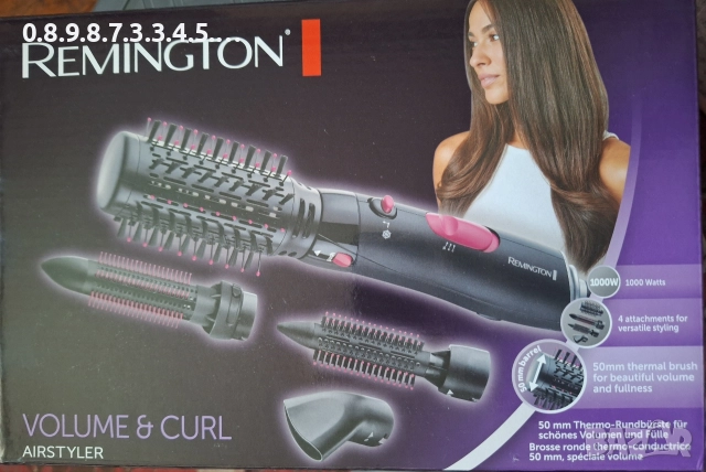 1000 вата Еър стайлър с 4 приставки на Remington 