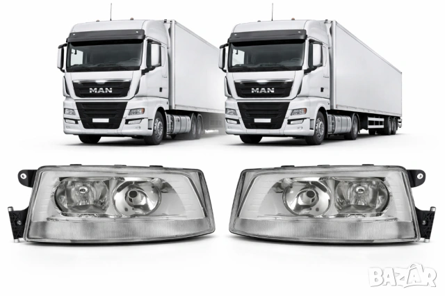 Фар за MAN TGX (2009–2021) с мотор + DRL