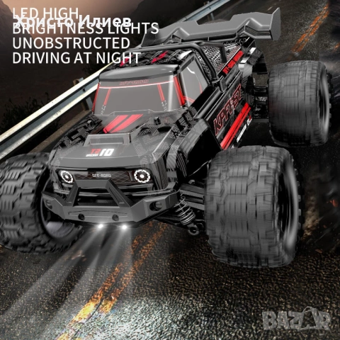 Бъги Кола с дистанционно Пикап KFPlan KF18 Безчеткова 45 км/ч, снимка 2 - Коли, камиони, мотори, писти - 53173771