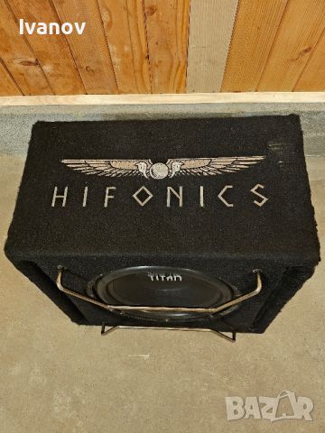 Hifonics Titan 12-инчов субуфер (бас каса) car audio spl , снимка 2 - Аксесоари и консумативи - 45627700