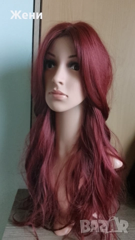 Дълга лейс фронт перука наситено борд, снимка 9 - Аксесоари за коса - 54178204