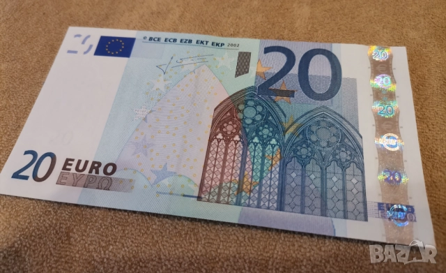 20 евро euro 2002 EF, снимка 5 - Нумизматика и бонистика - 52594524