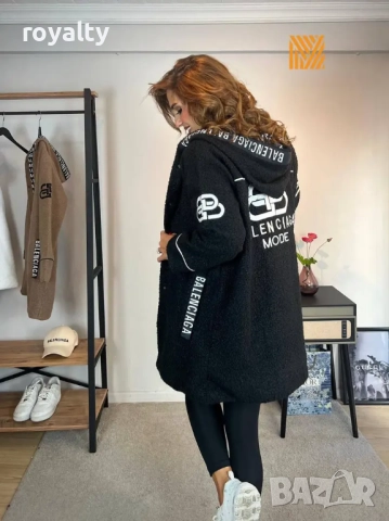 Balenciaga Дамско луксозно палто, снимка 3 - Палта, манта - 52162064