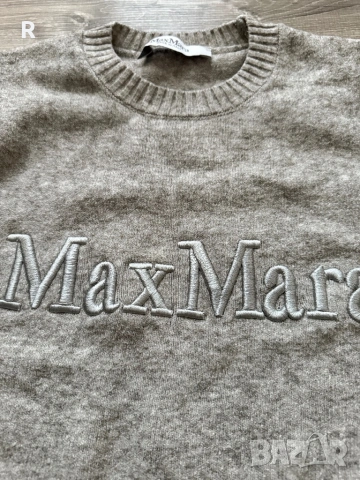 Сива блуза Мах Мара, снимка 2 - Блузи с дълъг ръкав и пуловери - 53147419