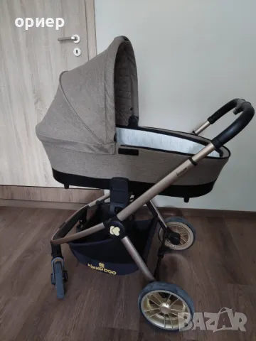 Бебешка количка Kikka Boo 3 в 1 Vicenza Premium Beige, снимка 3 - Детски колички - 47036285