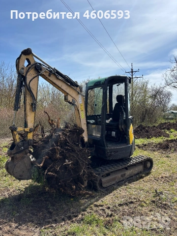 Услуги с мини багер 2.8 тона, снимка 2 - Кърти, чисти, извозва - 54242622