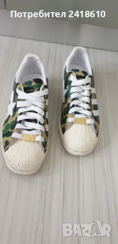 Adidas SuperStar x BAPE Size 36/22см UK 3.5 US 4 ОРИГИНАЛ! Унисекс Кецове., снимка 9 - Кецове - 48072090