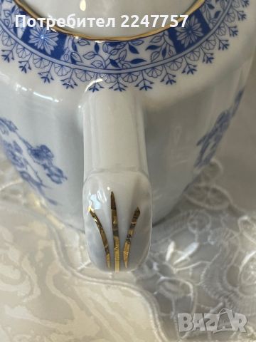 Чайник порцелан China Blau, снимка 4 - Антикварни и старинни предмети - 46432567