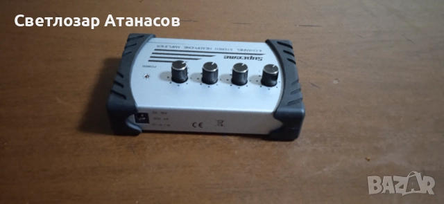 Supreme 4 канален предусилвател за слушалки, снимка 3 - Ресийвъри, усилватели, смесителни пултове - 52829825
