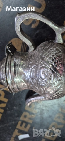 Арабски чайник, снимка 4 - Антикварни и старинни предмети - 52962804