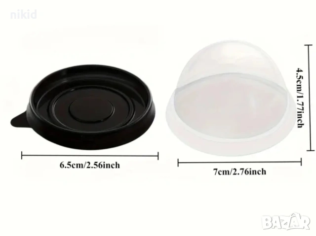 Единична кутия Контейнер кутийка кутии опаковка опаковки за десерт мус макарон сладки паста, снимка 3 - Кутии за храна - 53397461