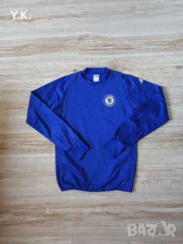 Оригинална мъжка блуза Adidas ClimaWarm x F.C. Chelsea, снимка 1 - Блузи - 46066365