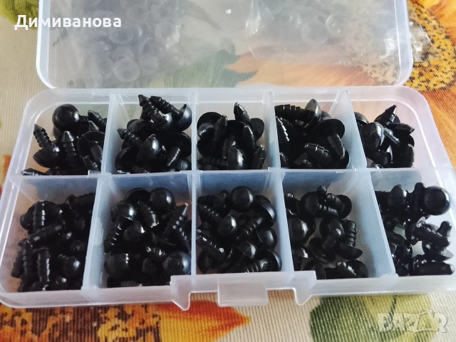 Пластмасови очи за играчки, снимка 3 - Други - 53365071