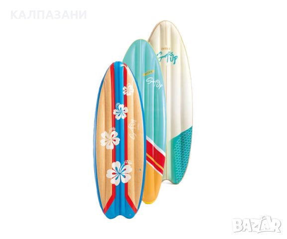 Надуваема дъска за сърф INTEX Surf'S UP Mats, асортимент 58152EU, снимка 1 - Надуваеми играчки - 46430512